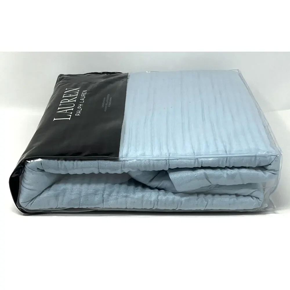 Ralph Lauren Spencer Matelasse Euro Sham Soft Teal 26” X 26” Quilted NIP (1)